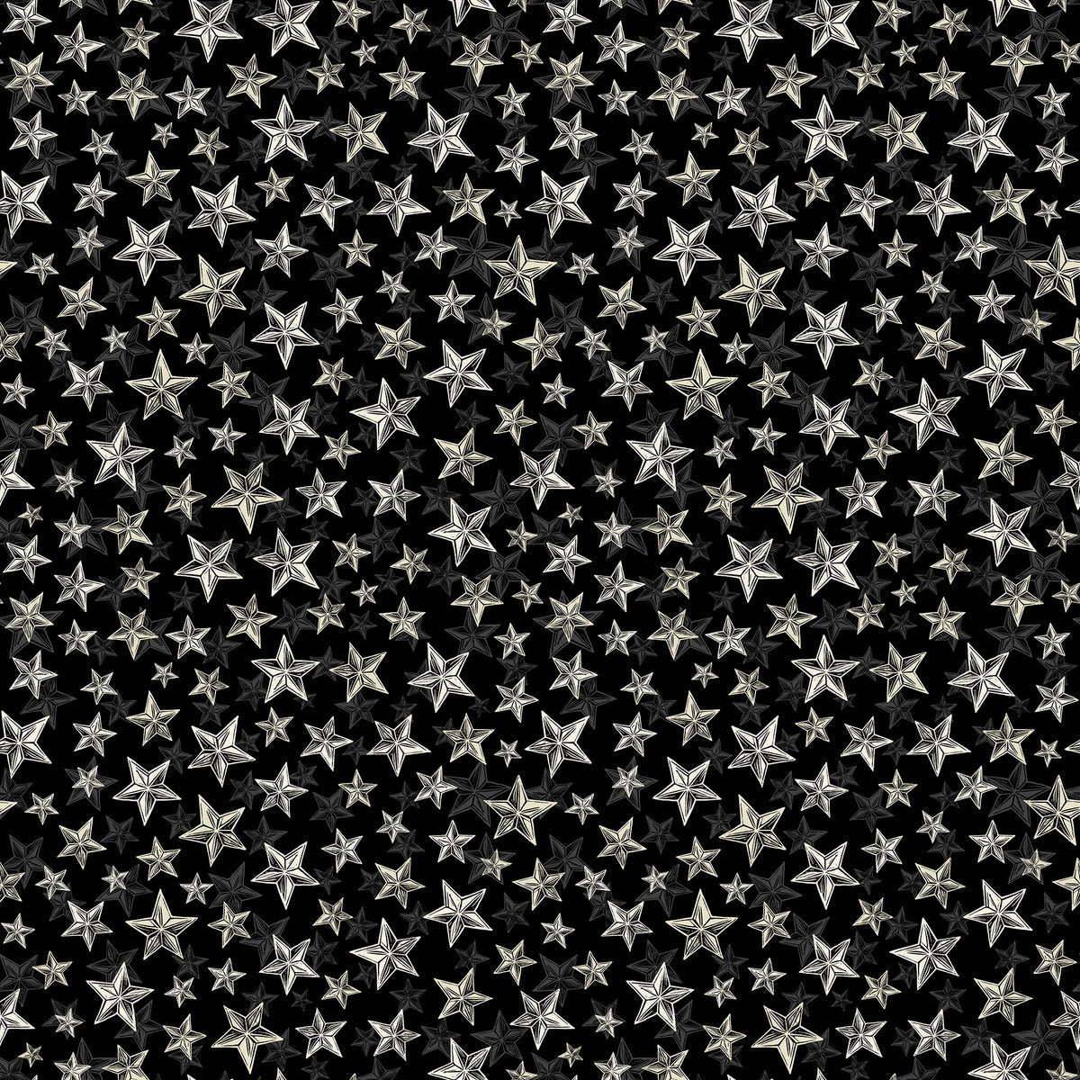 Stars, Haunted Hollow by Patrick Lose for Northcott Fabrics