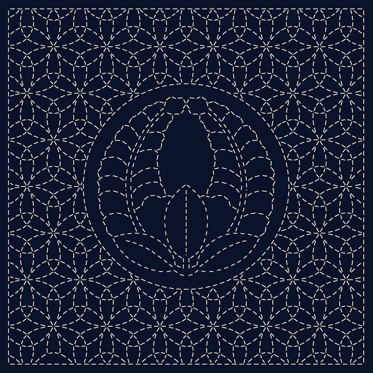 Indigo Sashiko Cloth from QH Textiles Pty, Ltd.