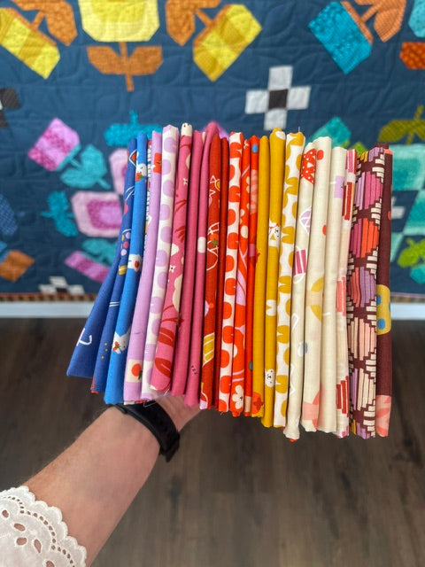 23 Fat Quarter Bundle of Persimmon by Rashida Coleman Hale for Ruby Star Society
