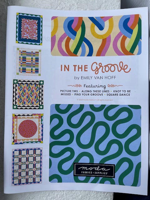 In the Groove Project Sheet- Quilt Patterns by Emily Van Hoff for Moda Fabrics