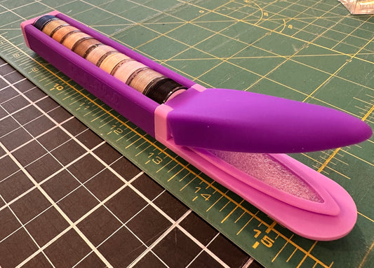 Bob-sled Bobbin & Needle Travel Case by Wonderfil