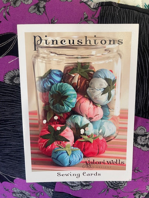 Pincushions Sewing Card Valori Wells Designs