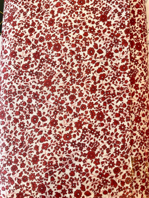 ROSE Mini Floral Flownny Lawn 43B from KOKKA