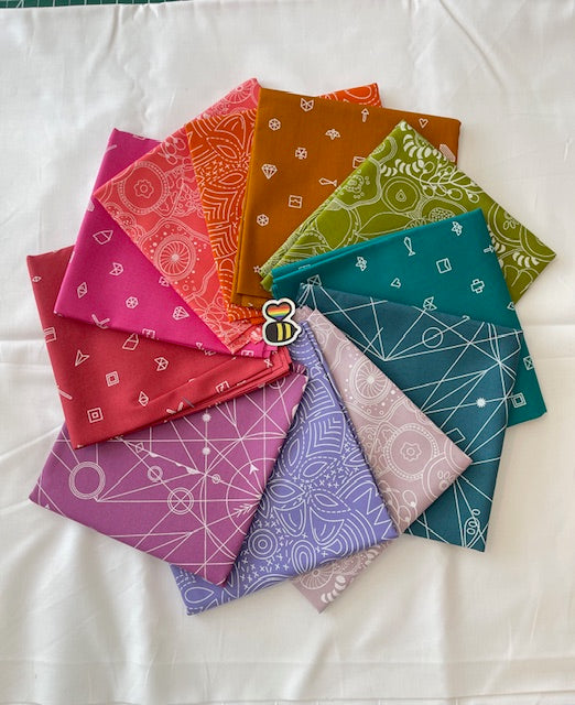 Hopscotch by Alison Glass 12" Bundle - 11 Pieces