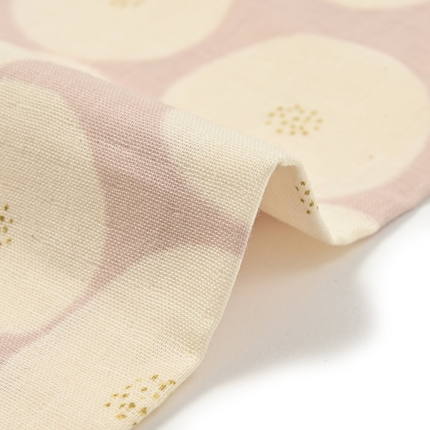 LIGHT PLUM Mini Anpan Double Gauze, Muddy Works from KOKKA