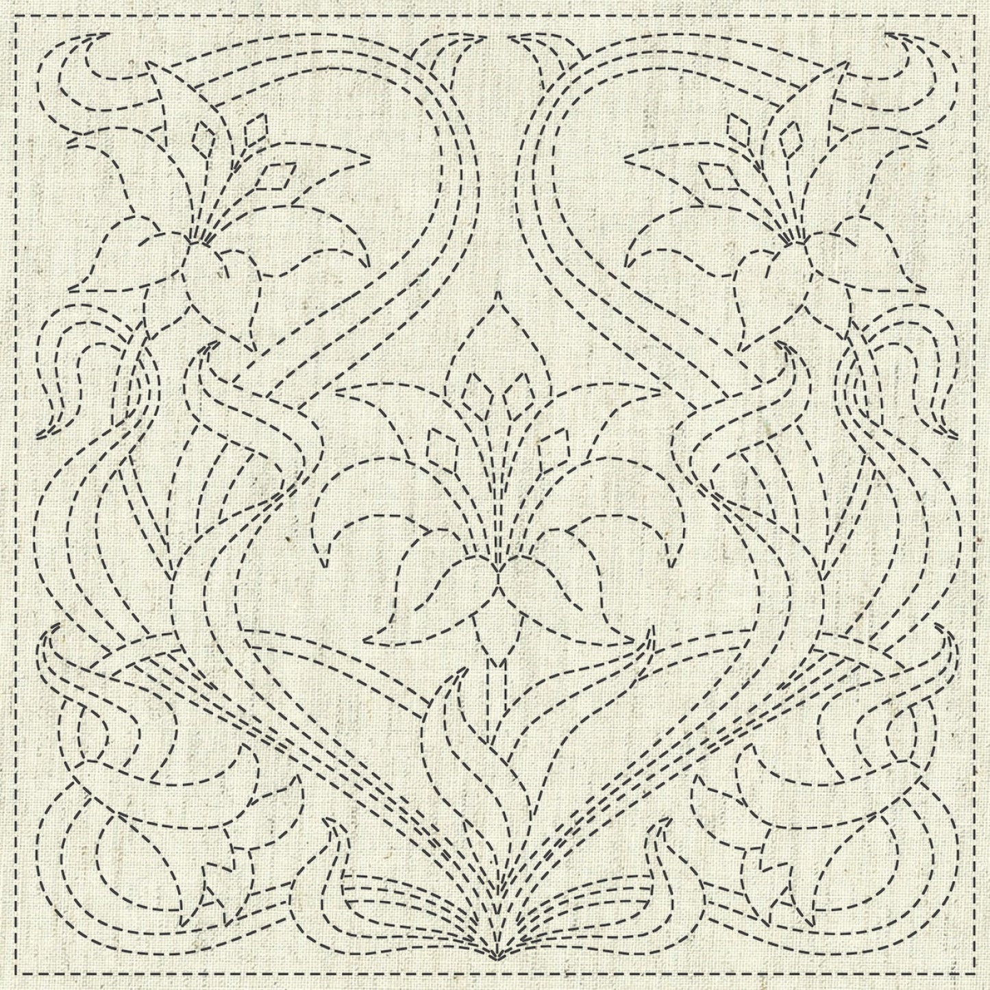 Natural Sashiko Cloth from QH Textiles Pty, Ltd.