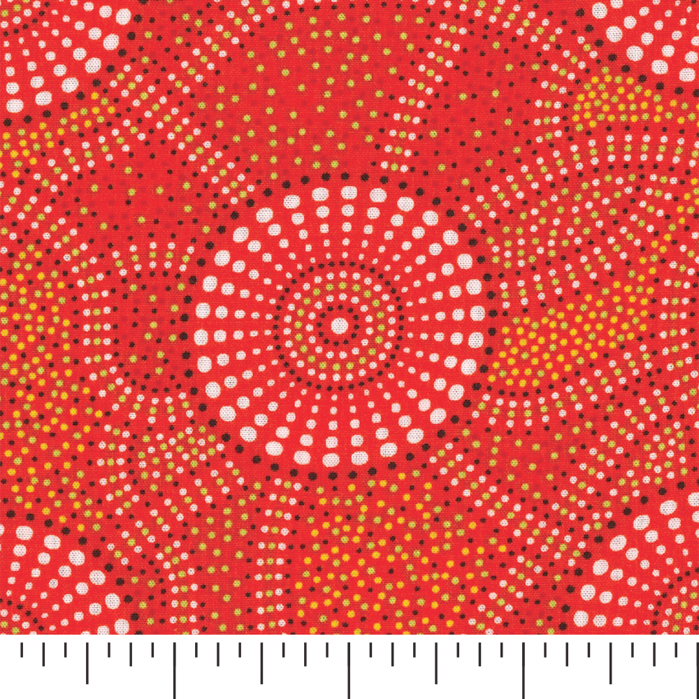 CORAL Kangaroo Path 2 Rayon by Roseanne Morton, M&S Textiles Australia