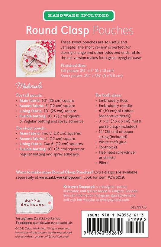 Round Clasp Pouches from Zakka Workshop