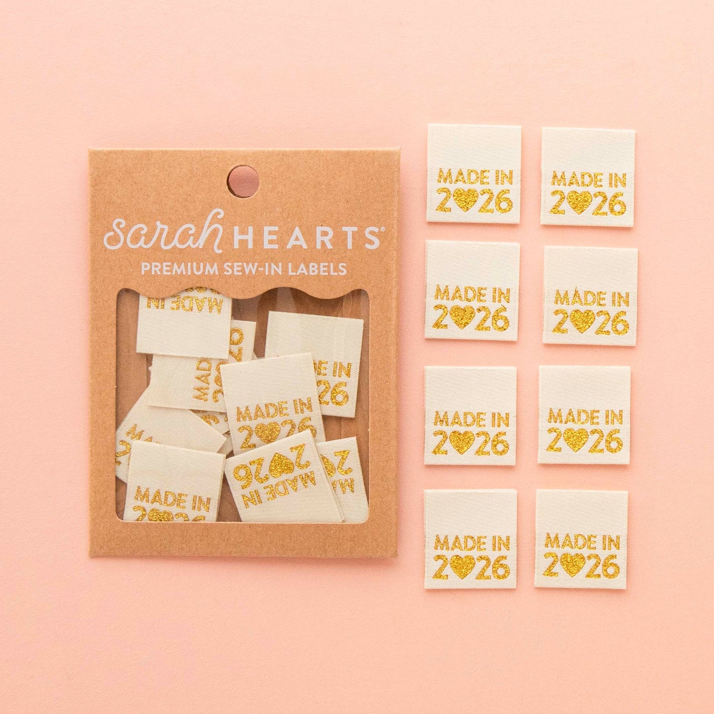 Made in 2026 Labels from Sarah Hearts
