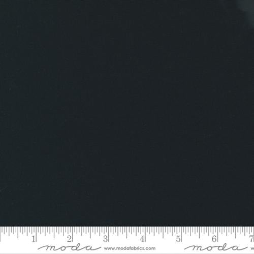 SUPER BLACK Bella Solids by Moda