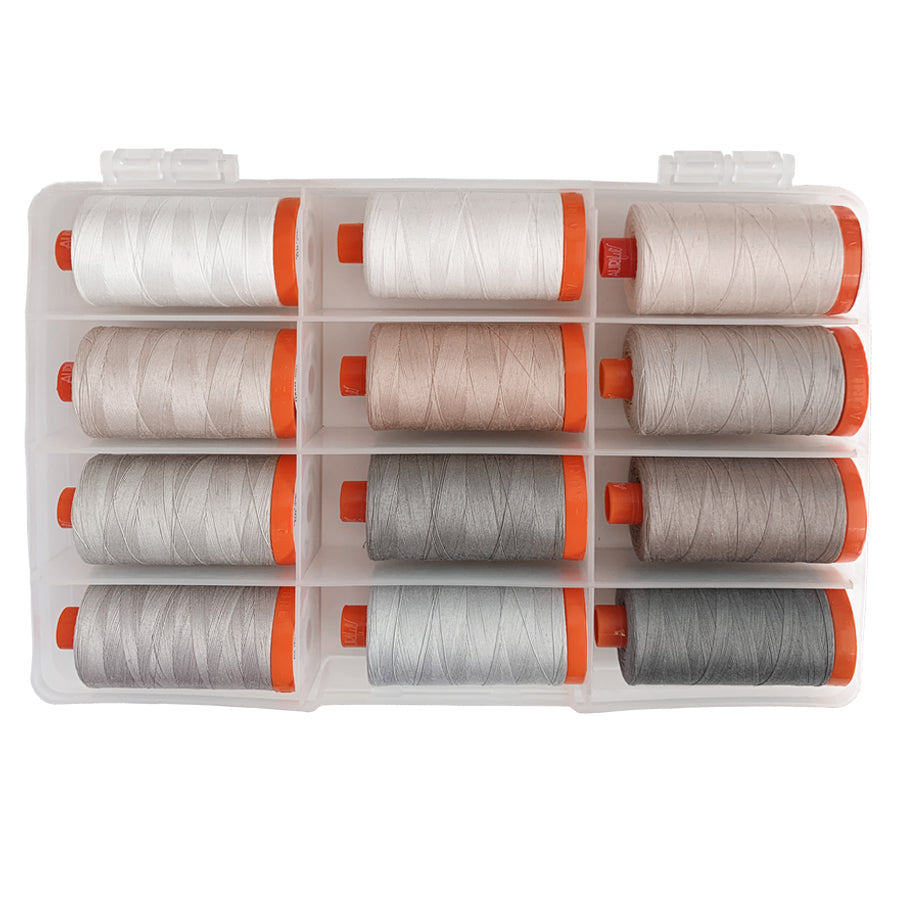 Aurifil 50wt Cotton Thread - 12ct Collections