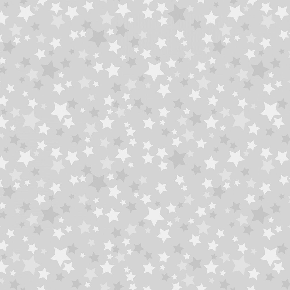 GREY Stars, Playtime Flannel from Maywood Studio