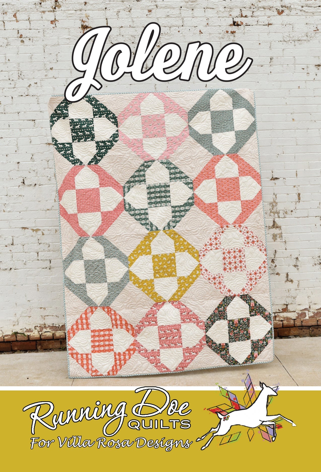 Jolene Quilt Pattern by Running Doe Quilts for Villa Rosa Designs