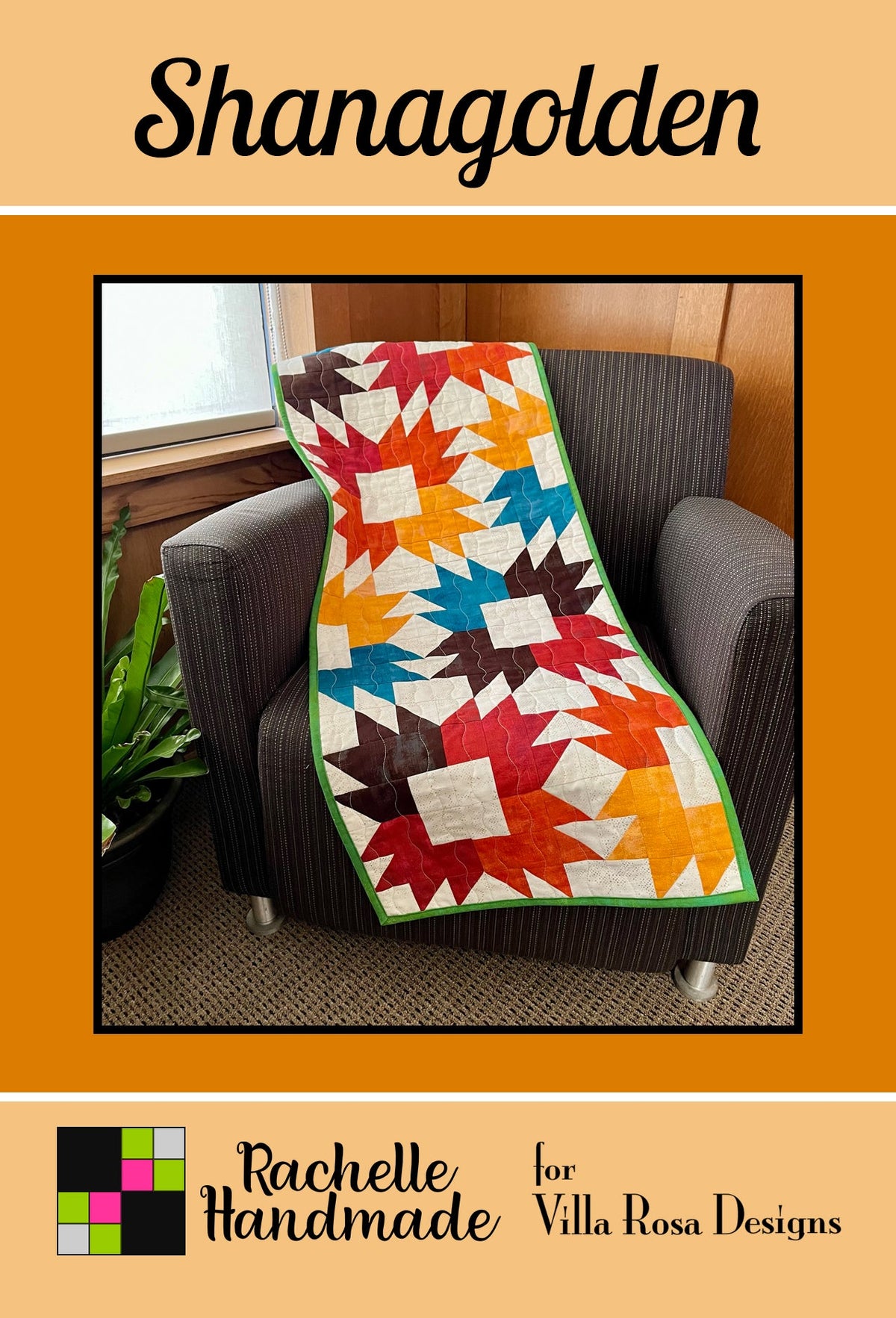 Shanagolden Quilt Pattern by Rachelle Handmade for Villa Rosa Designs