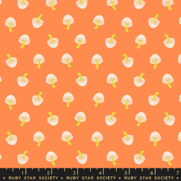 PUMPKIN Glow in the Dark Tiny Mushrooms From Tiny Frights, A Collaborative Collection for Ruby Star Society