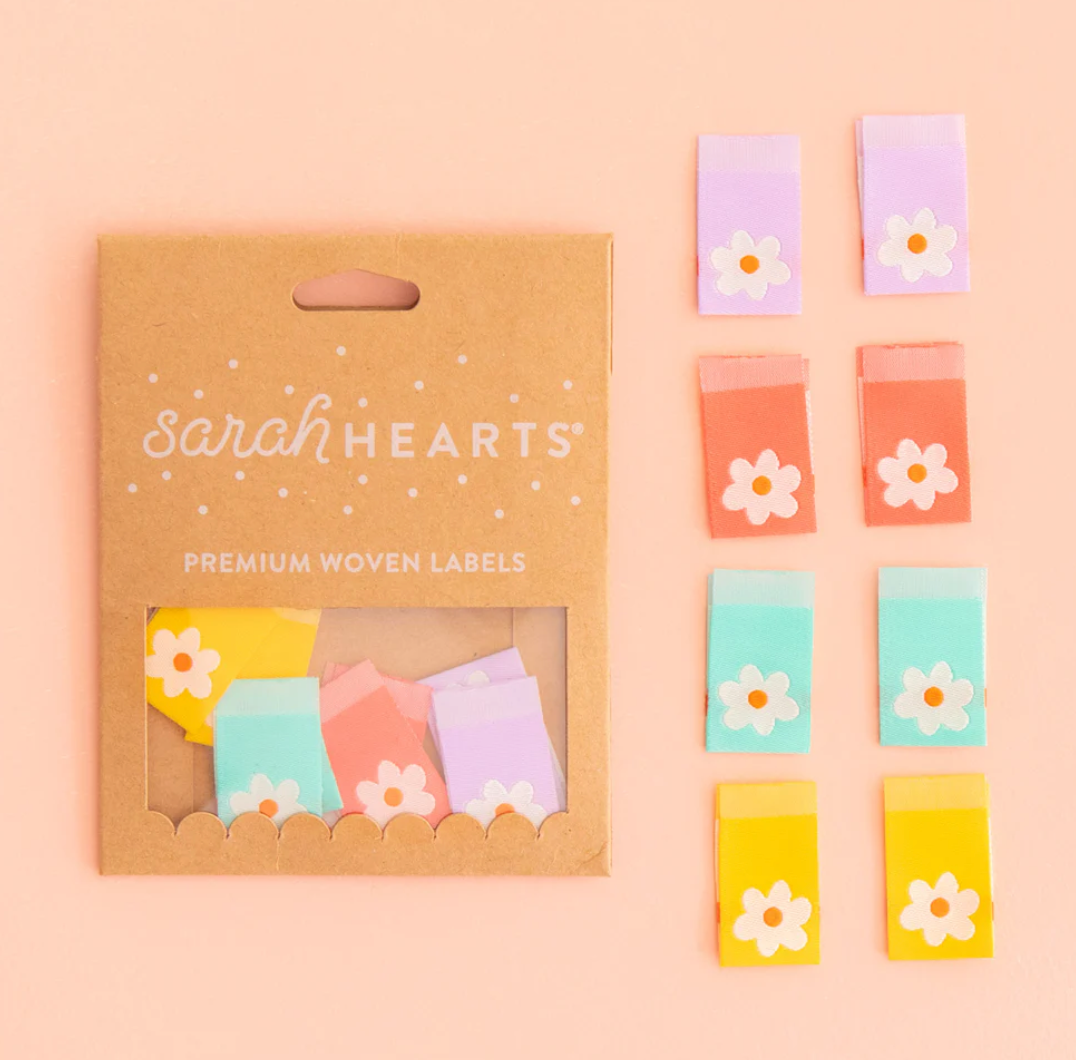 Daisy multipack Labels from Sarah Hearts