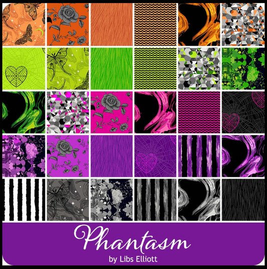 10 x 10 Layer Cake of Phantasm by Libs Elliott for Andover Fabrics