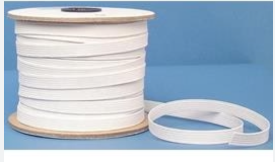3/4" Braided elastic by the Quarter yard