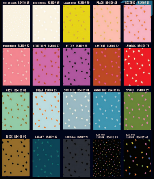 10" Layer Cake of Starry 2025 by Alexia Abegg for Ruby Star Society