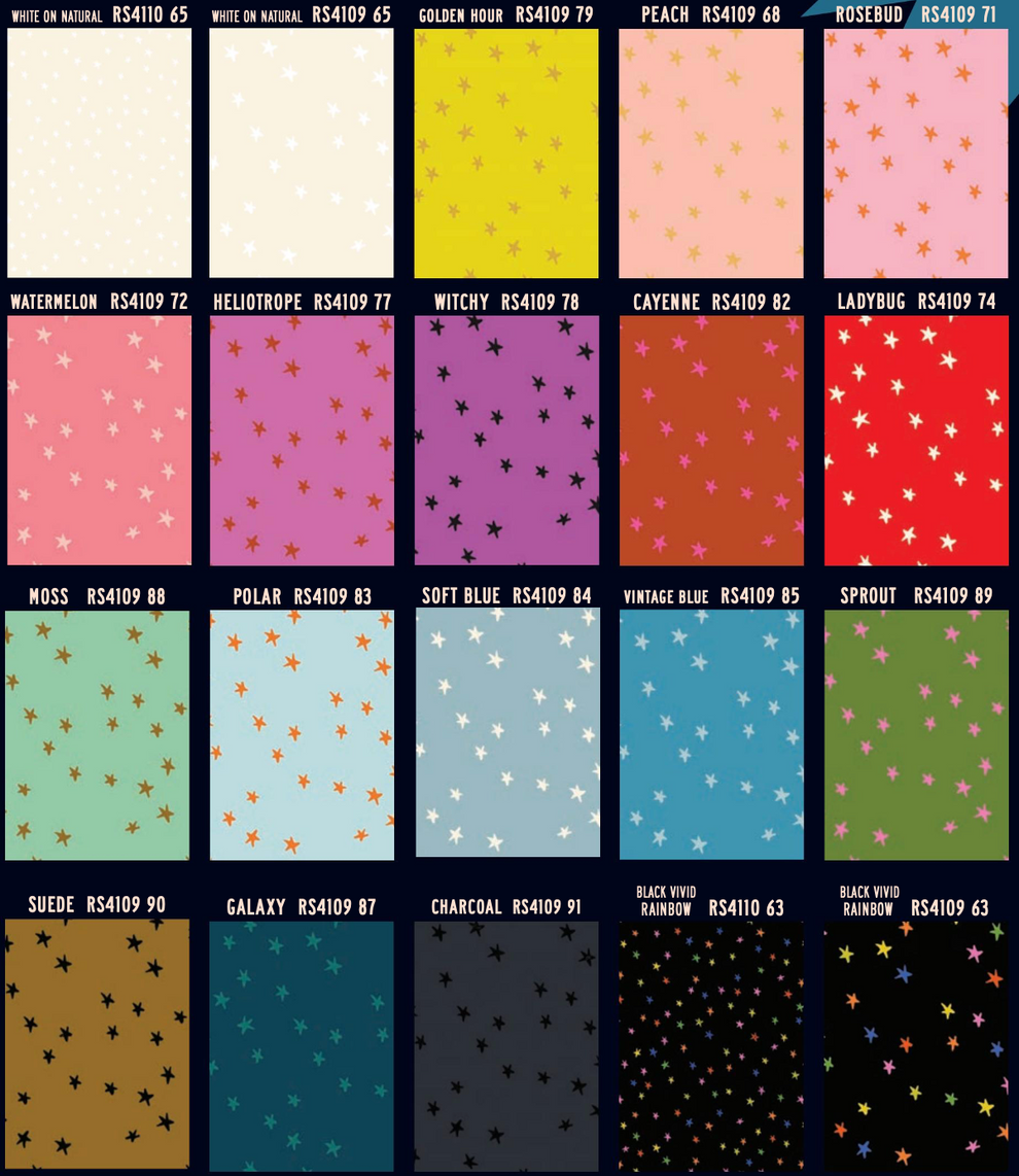 Charm Pack - Starry 2025 by Alexia Marcelle Abegg for Ruby Star Society