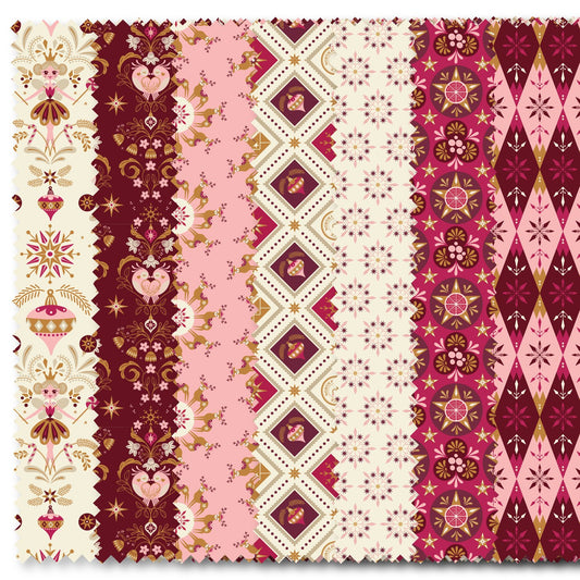 5" Charm Pack - Winter Whispers by Dots & Glory for Felicity Fabrics