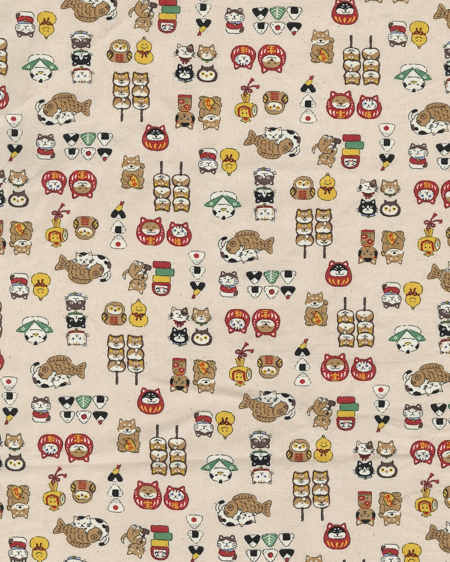 CHIBI-PRI JAPAN - Oxford Cotton from Kokka 1A Natural