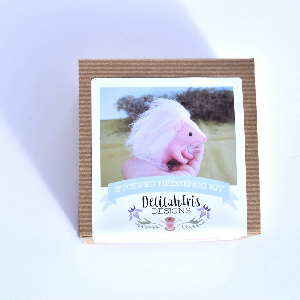 Hedgehog DIY Stuffed Animal Sewing Kit from DelilahIris Designs