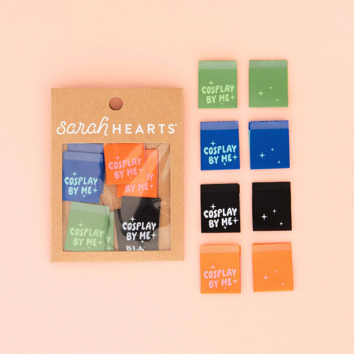 Cosplay By Me Multipack Woven Labels from Sarah Hearts
