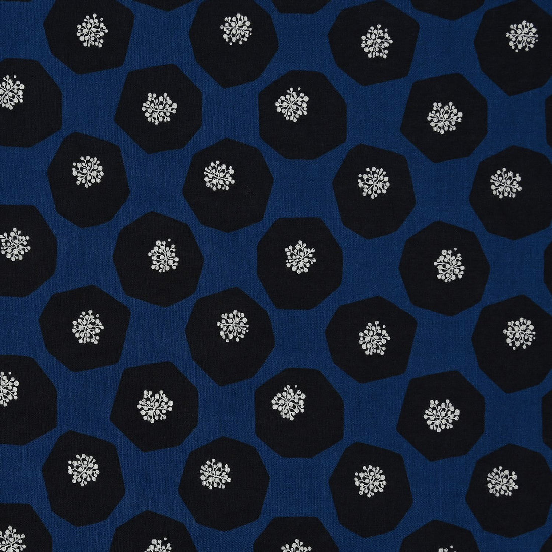 NAVY Mellow Echino Lawn from KOKKA