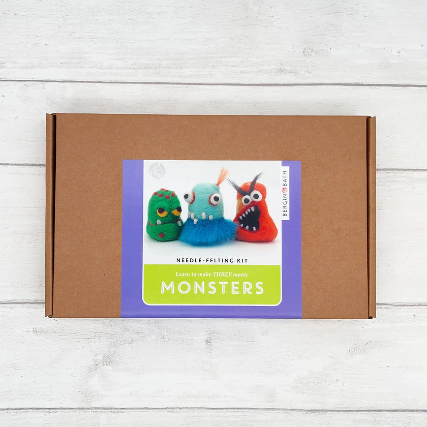 Monsters Needle Felting Kit from Berlin & Bath