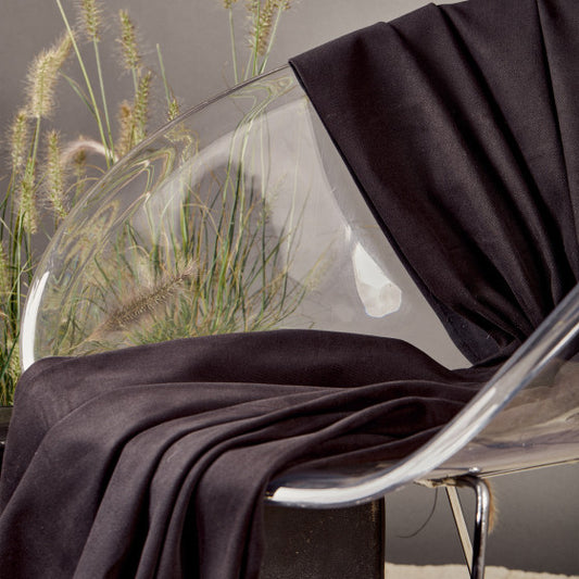 BLACK Gabardine 58" wide by Atelier Brunette