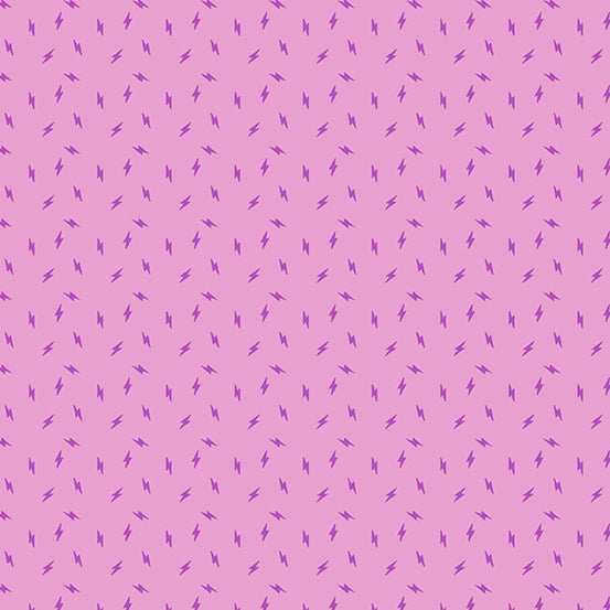 ORCHID, Lightning Bolt, Atomic by Libs Elliott for Andover Fabrics