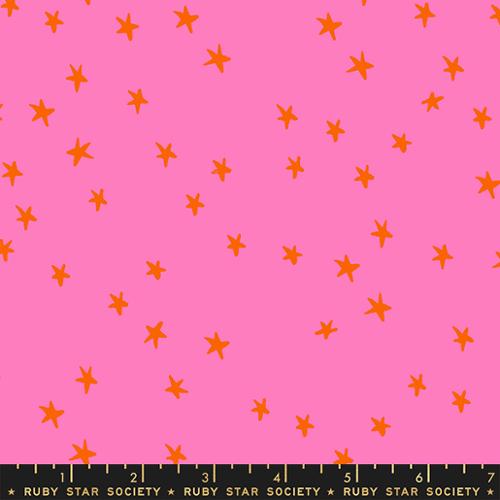 VIVID PINK, 108" Starry Wideback by Alexia Marcelle Abegg for Ruby Star Society