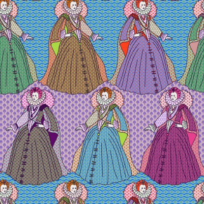 MONARCH BRIGHT, The Queen by Nicole's Prints From Alexander Henry