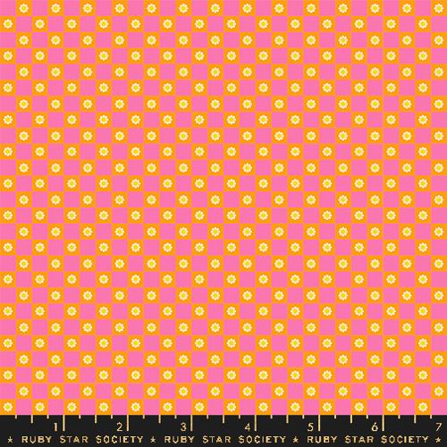 ORANGE, Flower Check From Animal Animal, A Collaborative Collection for Ruby Star Society