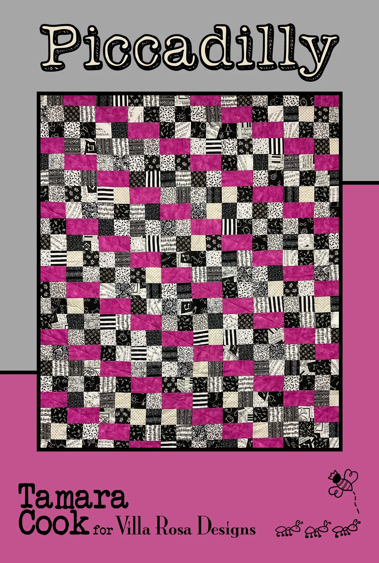 Piccadilly Quilt Pattern by Pat Fryer for Villa Rosa Designs