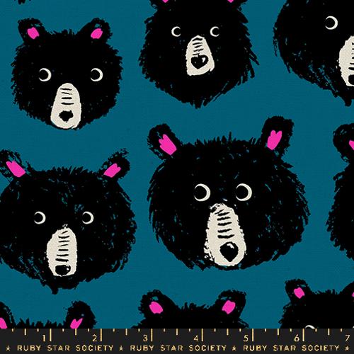 THUNDER CANVAS Teddy and the Bears by Sarah Watts for Ruby Star Society