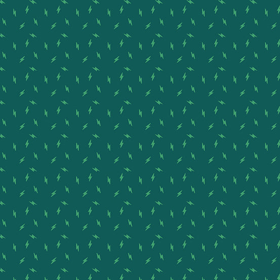 FOREST, Lightning Bolt, Atomic by Libs Elliott for Andover Fabrics