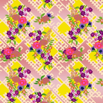 CITRUS, Balmoral Floral by Nicole's Prints From Alexander Henry