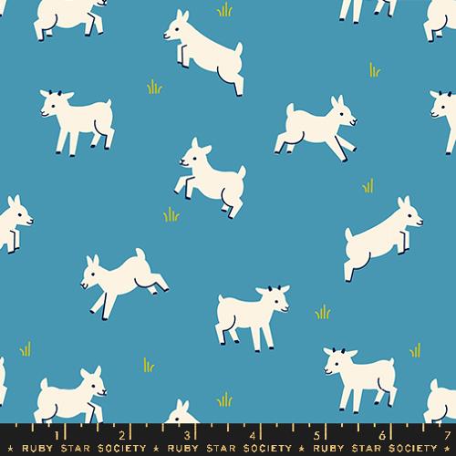 VINTAGE BLUE, Baby Goats From Animal Animal, A Collaborative Collection for Ruby Star Society