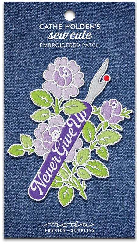 Seam Ripper Iron on Embroidered Patch Cathe Holden's Sew Cute