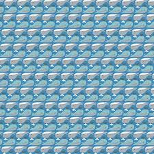 Whale Blue from Animal Alphabet by Suzy Ultman, PBS Fabrics