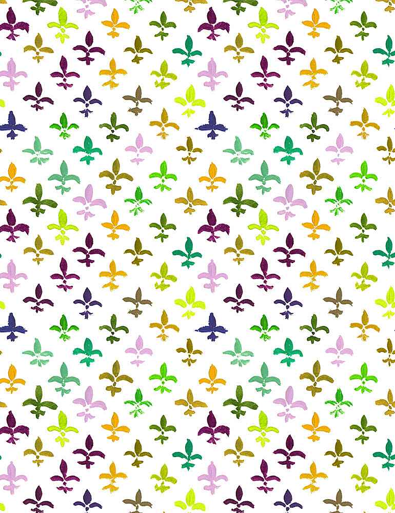 WHITE Flour de Lis by Caitlin Wallace-Rowland from Dear Stella