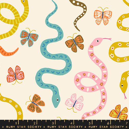 NATURAL, Garden Snake, Ooh Lucky Lucky by Alexia Marcelle Abegg, Ruby Star Society