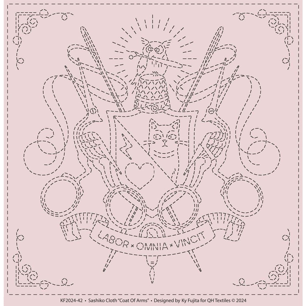 Sashiko Cloth Coat of Arms