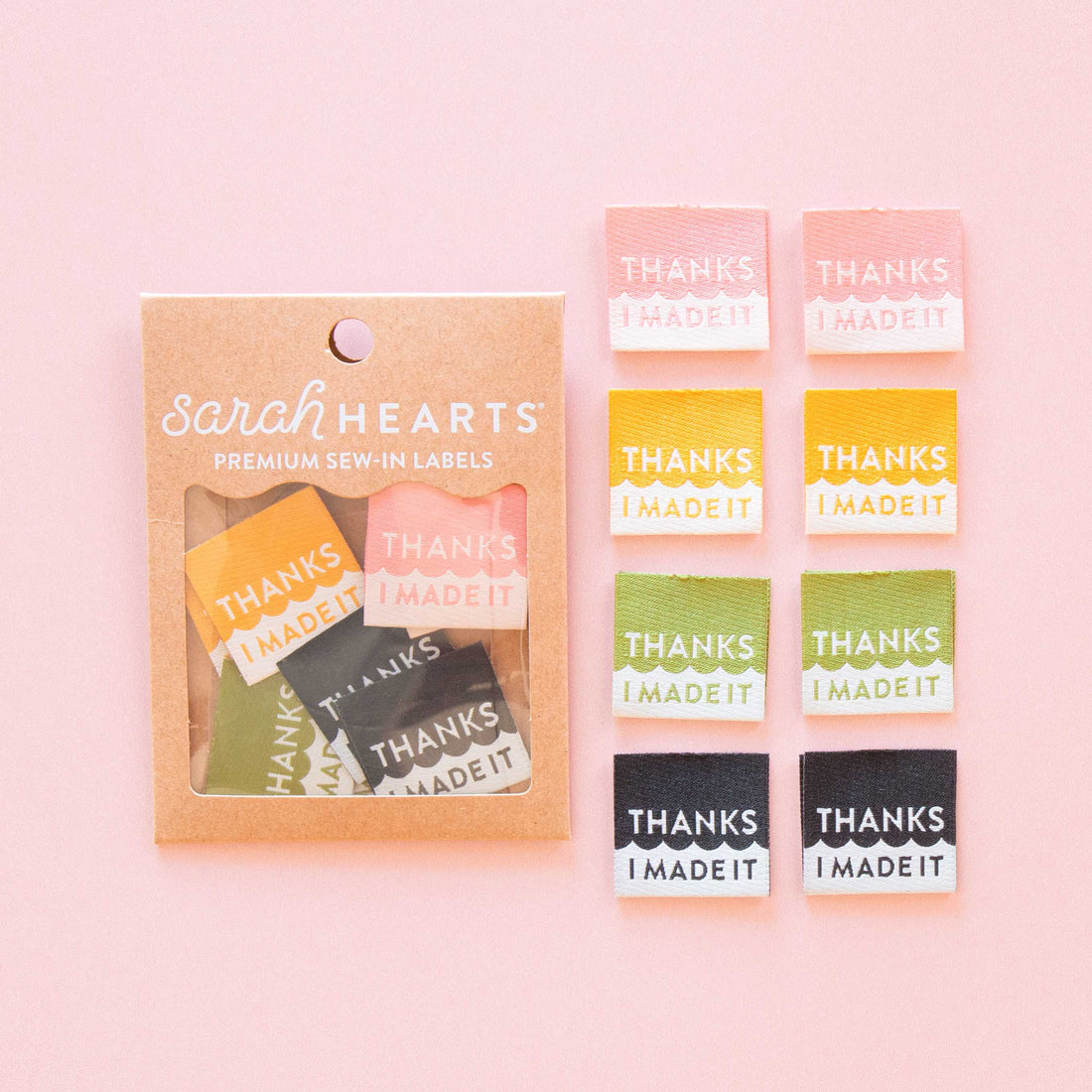 Thanks I Made It Organic Multipack Labels from Sarah Hearts