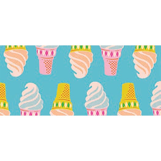 *Preorder* TURQUOISE Ice Cream, 108" Wideback, Sparkle Mart by Ruby Star Society