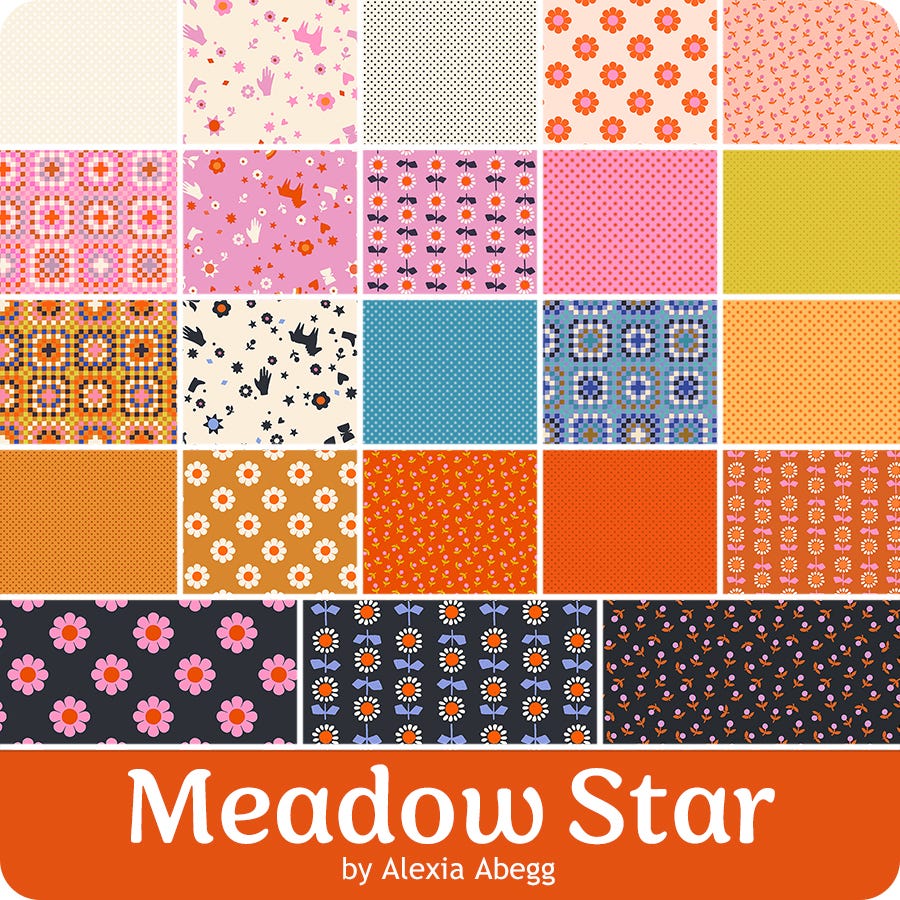 Charm Pack - Meadow Star by Alexia Marcelle Abegg for Ruby Star Society