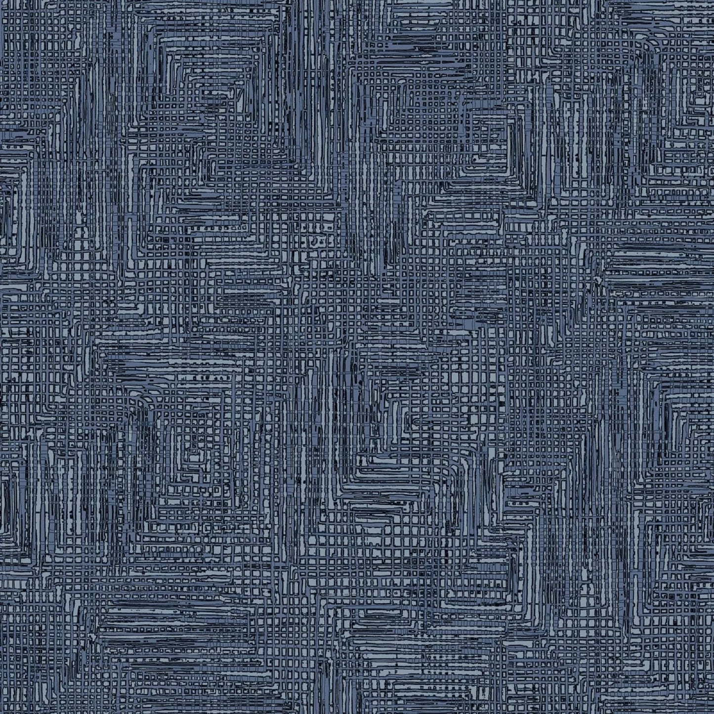 NAVY Grasscloth Grass Roots 108" Wideback from P&B Textiles