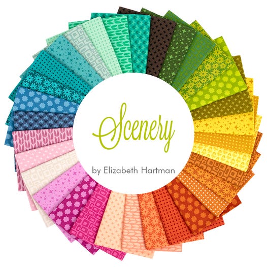 Scenery Jelly Roll by Elizabeth Hartman for Moda Fabrics